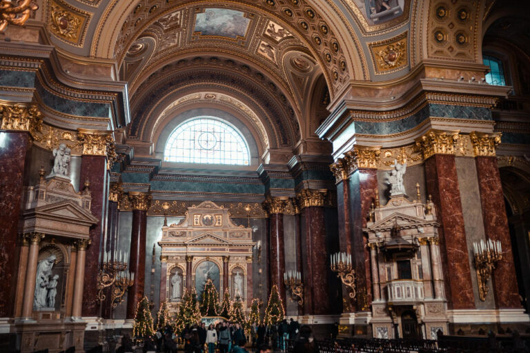 Interior of the church budapest hungary
